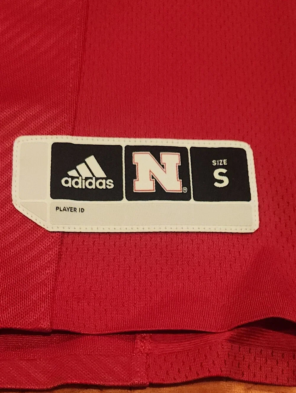 Nebraska Cornhuskers Adidas Big10 Jersey sz Small #20 Huskers Big Ten Football